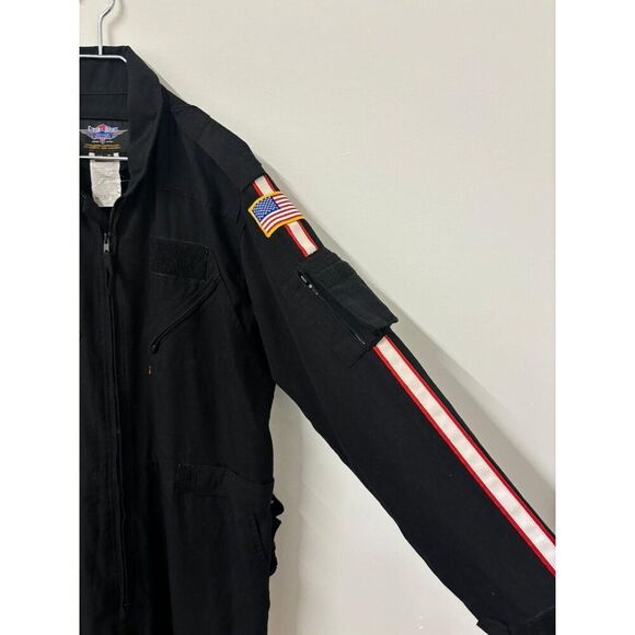 Gibson & Barnes Flight Suit Coveralls Nomex III 48 Tall Navy Air Force Flame Res - Picture 10 of 12